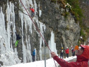 13 Découverte de l'escalade sur glace février 2015